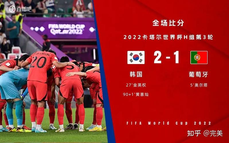 韩国vs葡萄牙球数